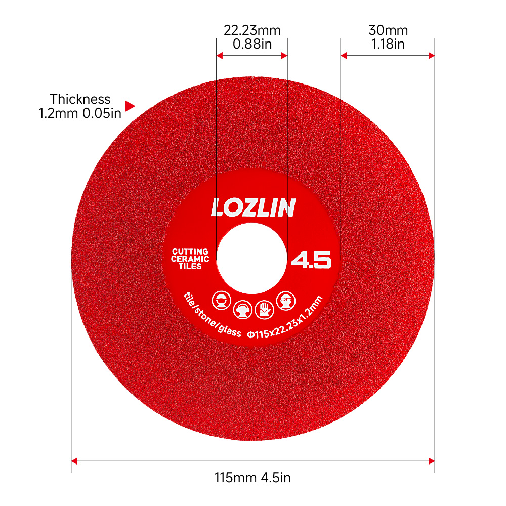 LOZLIN 3/6PCS 4.5