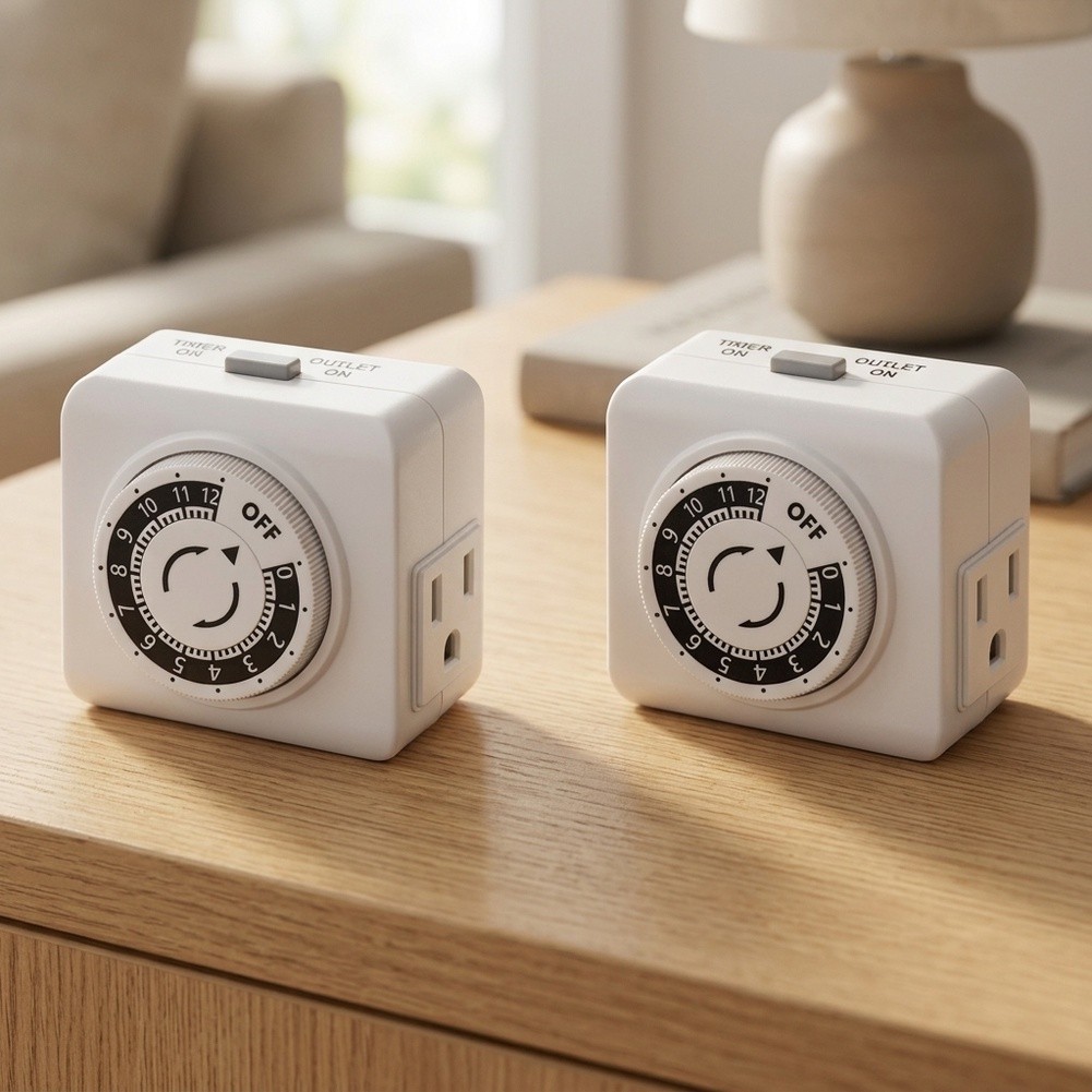 2 Pack 24 Hour Indoor Mechanic - đánh giá và giá Timer Dual Outlet