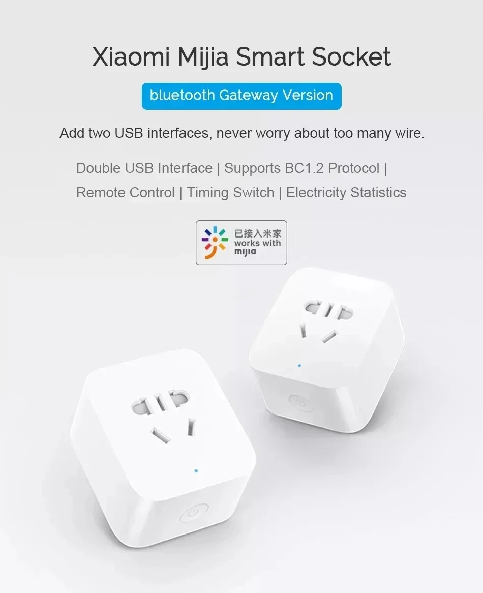 Xiaomi Mijia Smart Socket Plug - đánh giá và giá Timer Dual Outlet