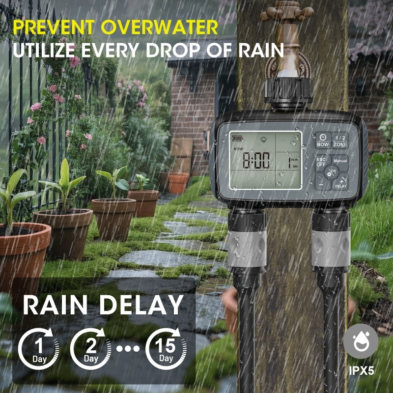 Smart Irrigation Timer with Du - đánh giá và giá Timer Dual Outlet